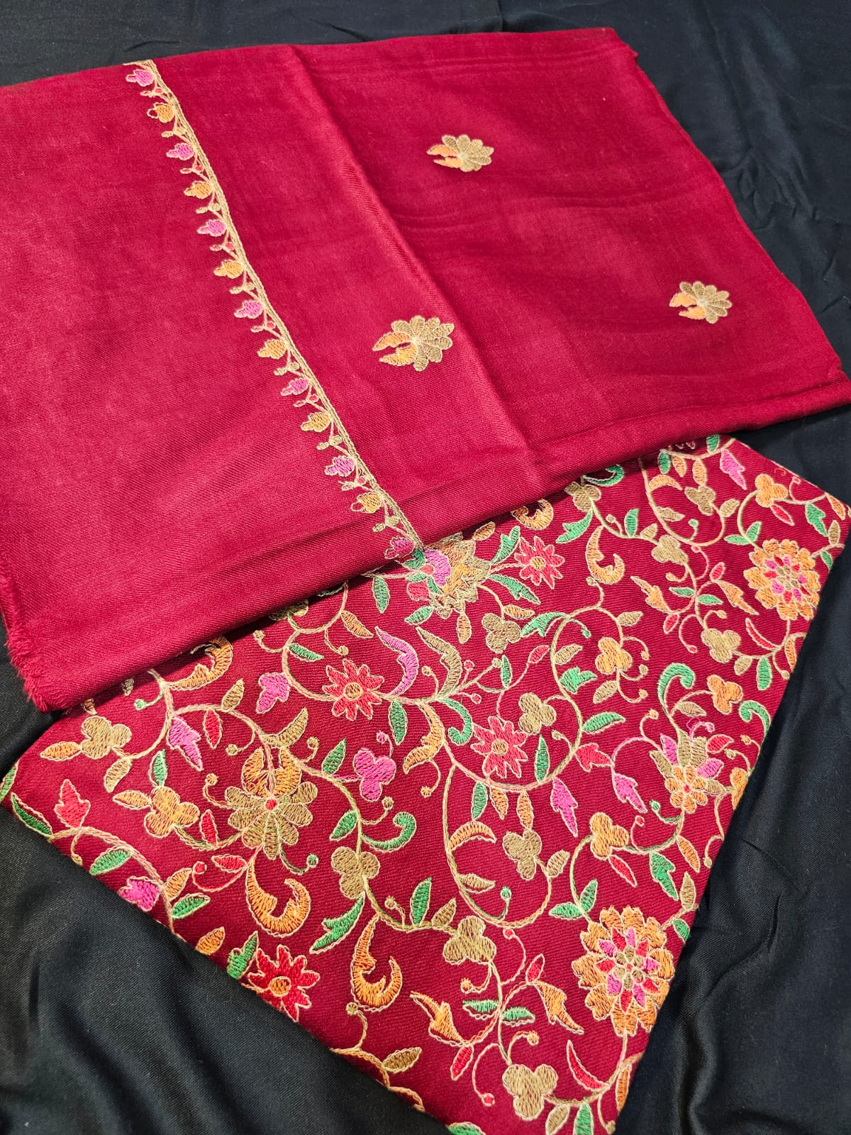 Paper Machi Unstitched 3pc Pashmina Suits