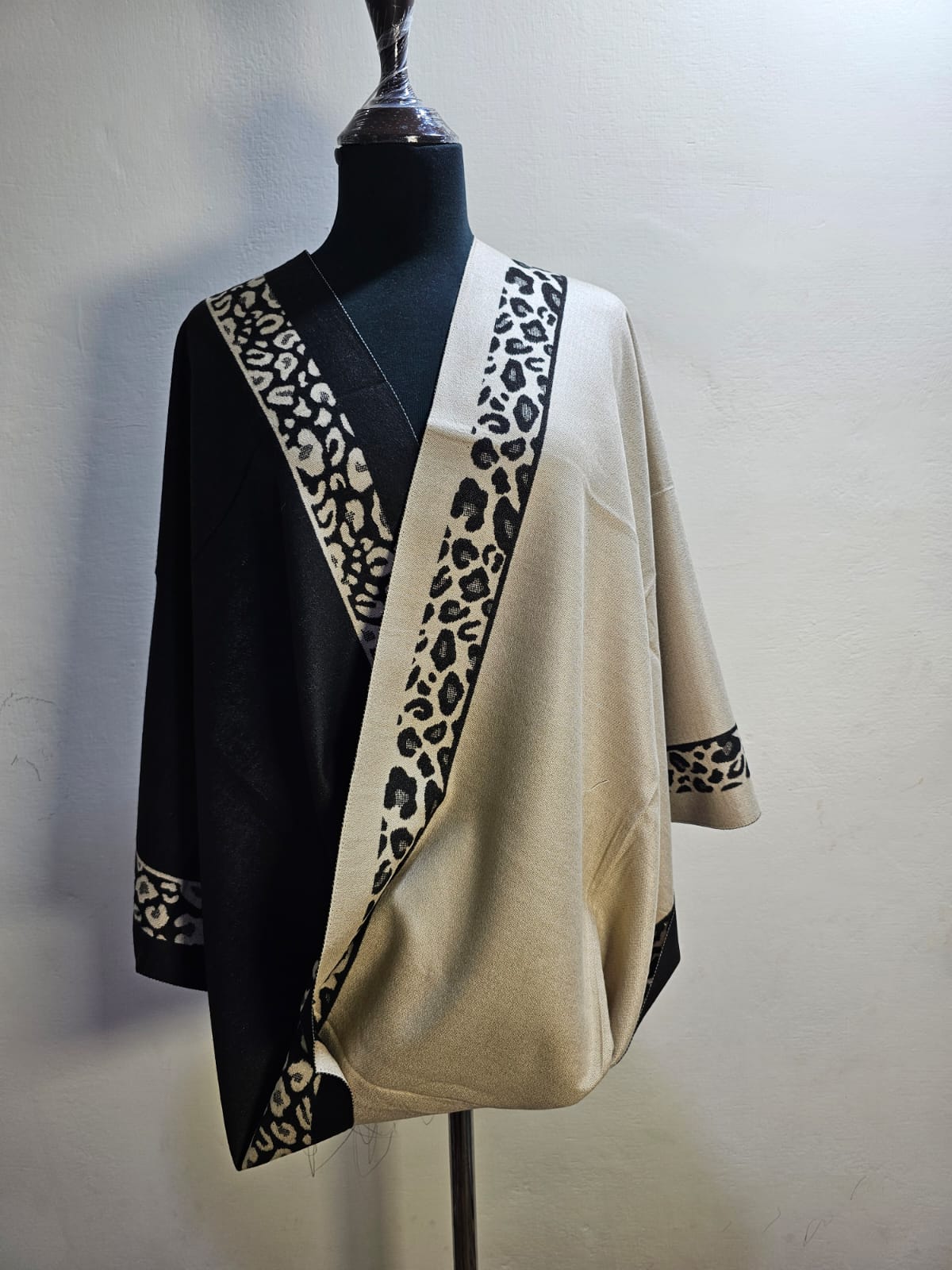 Reversible Wool Mini Shawl (Design # 2)
