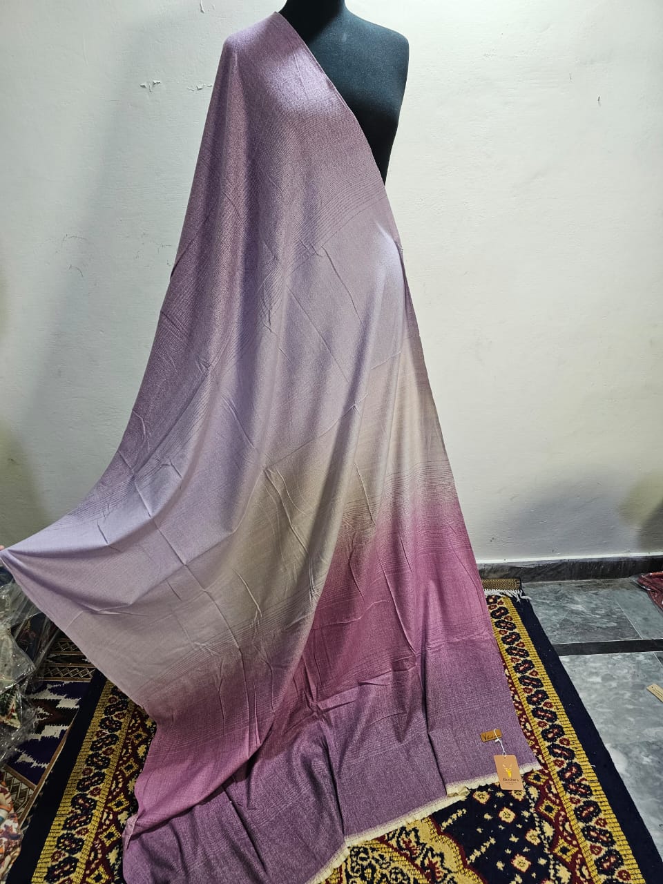Multi Tone Wool Big Shawl