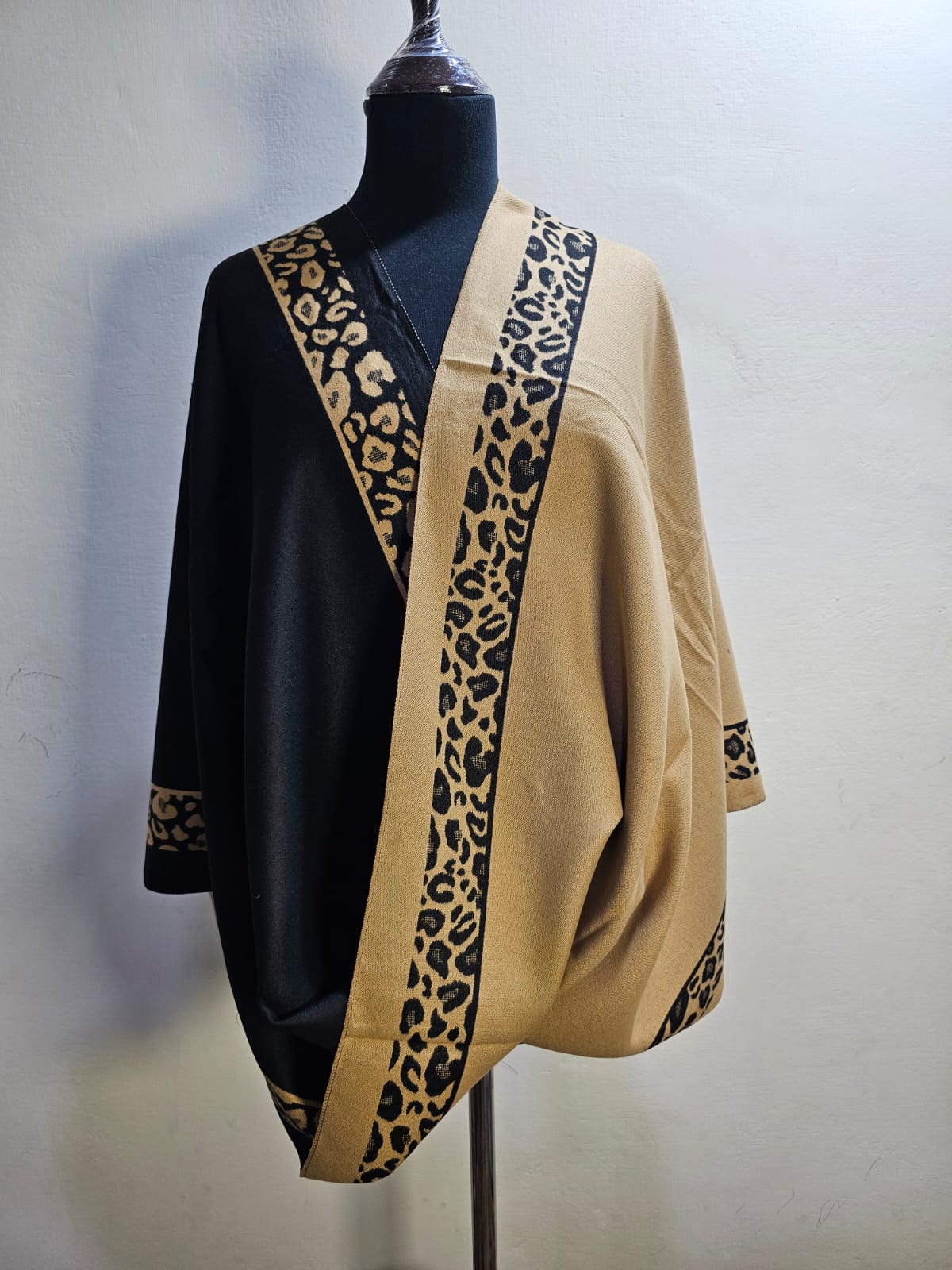 Reversible Wool Mini Shawl (Design # 2)