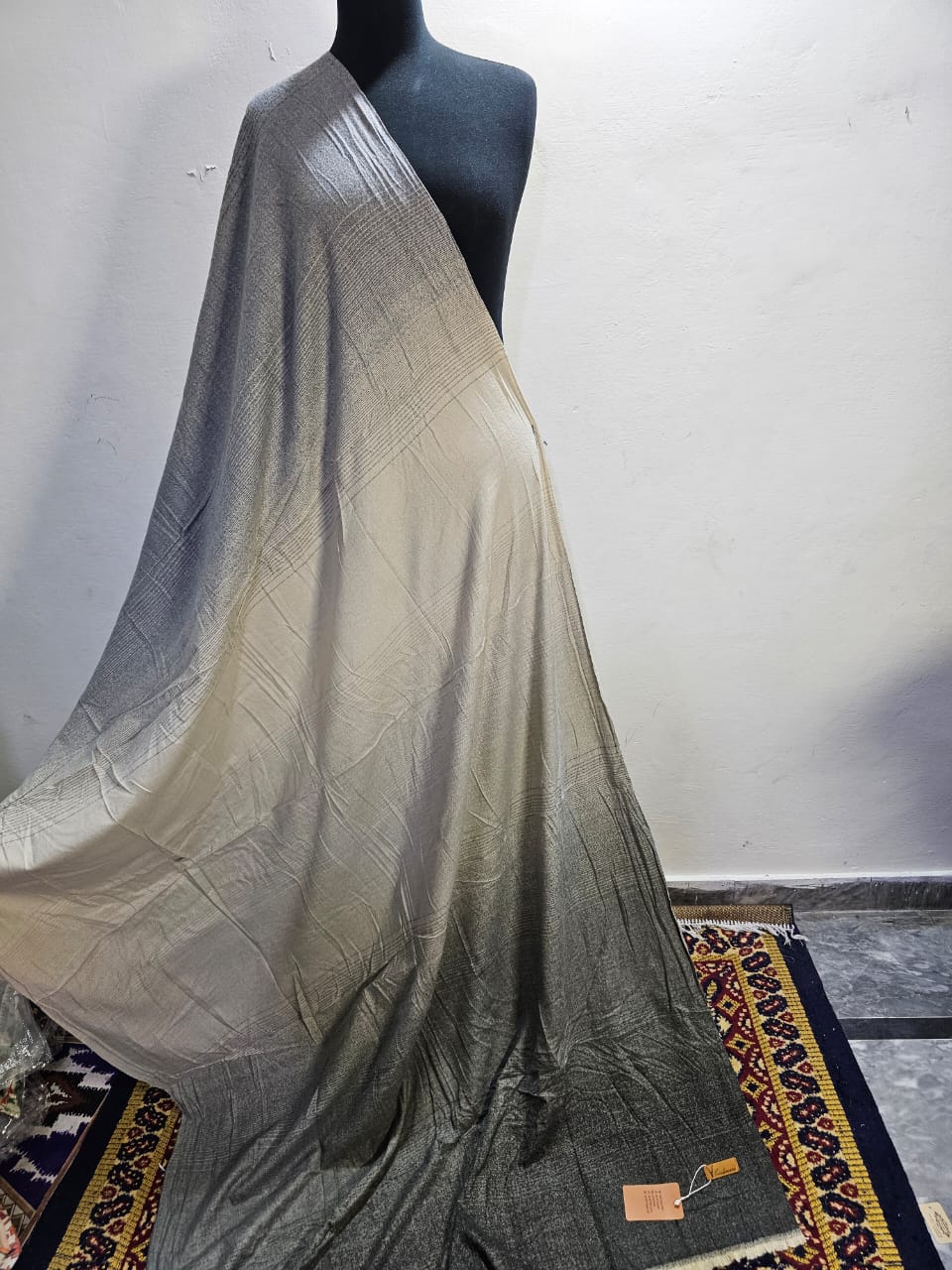 Multi Tone Wool Big Shawl