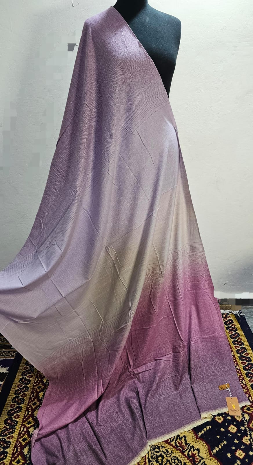 Multi Tone Wool Big Shawl