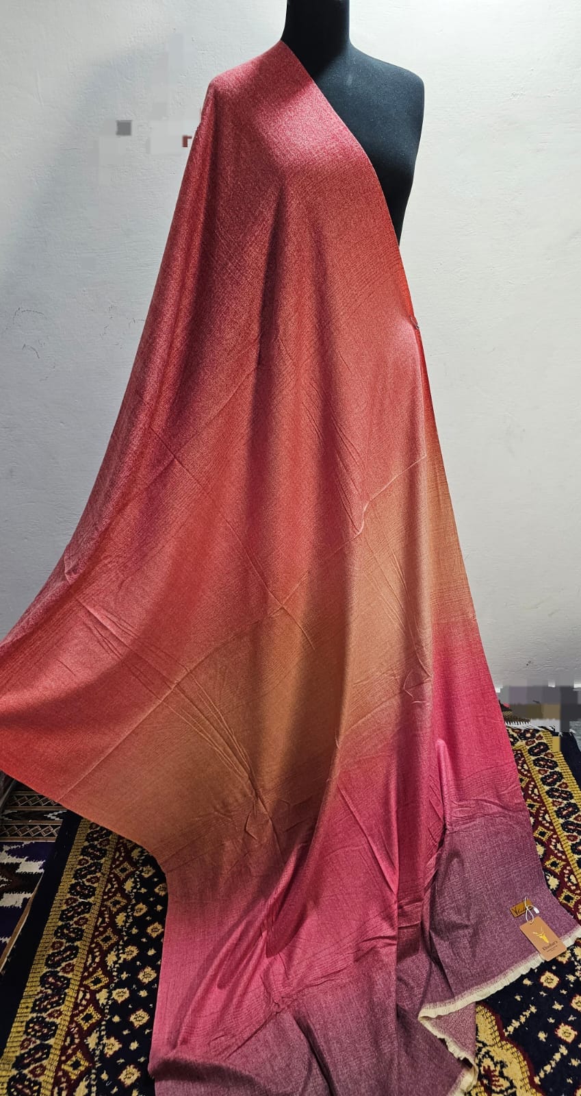 Multi Tone Wool Big Shawl