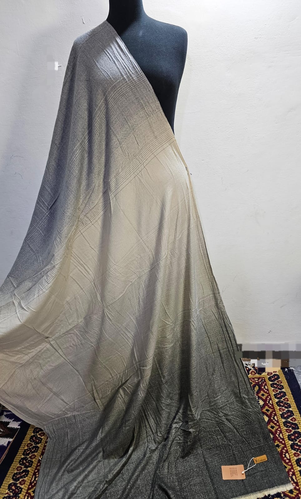 Multi Tone Wool Big Shawl