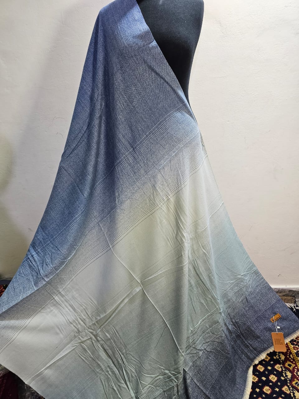 Multi Tone Wool Big Shawl
