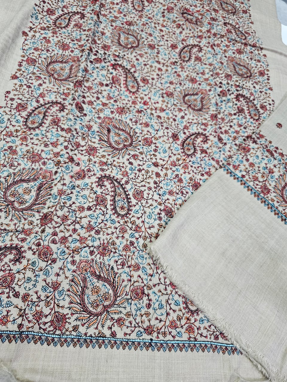 Paper machi Untitiched 3pc Pashmina suits