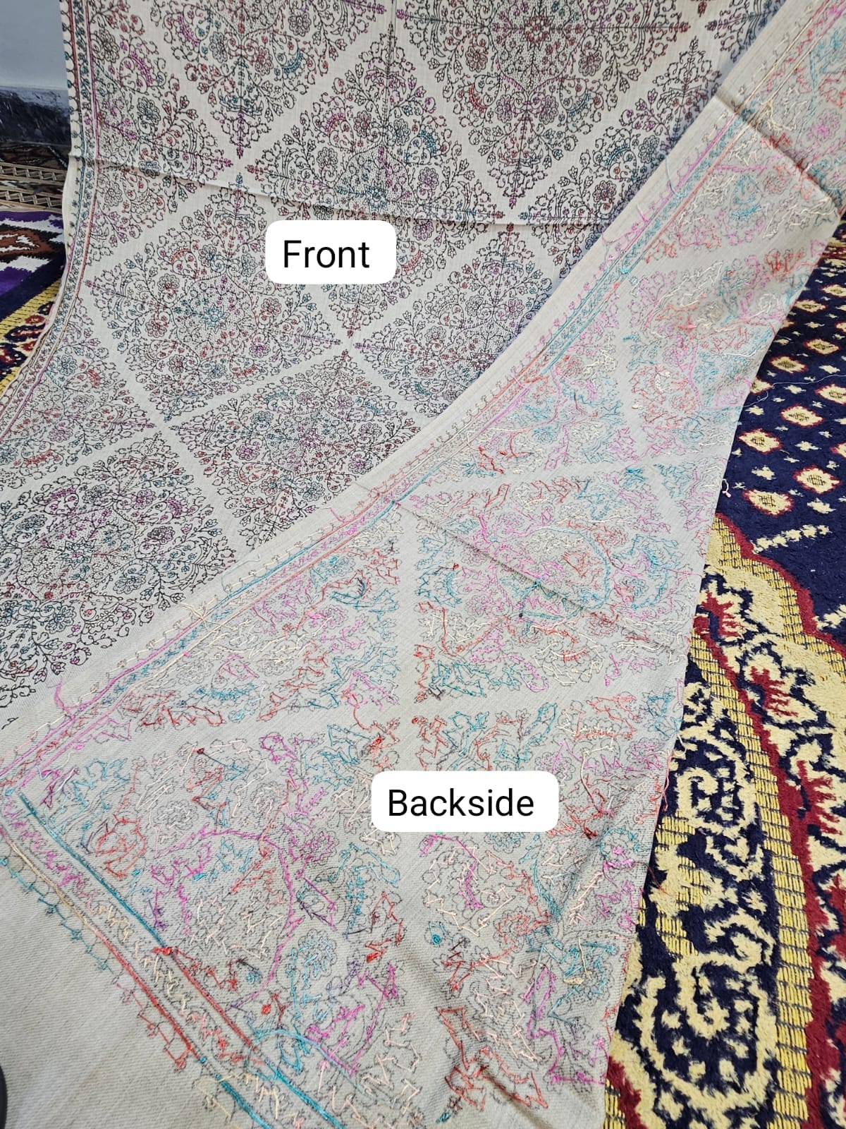 Pashmina 3pc Unstitched Kashmiri Suits