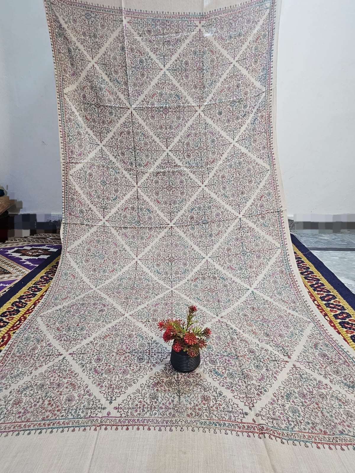 Pashmina 3pc Unstitched Kashmiri Suits
