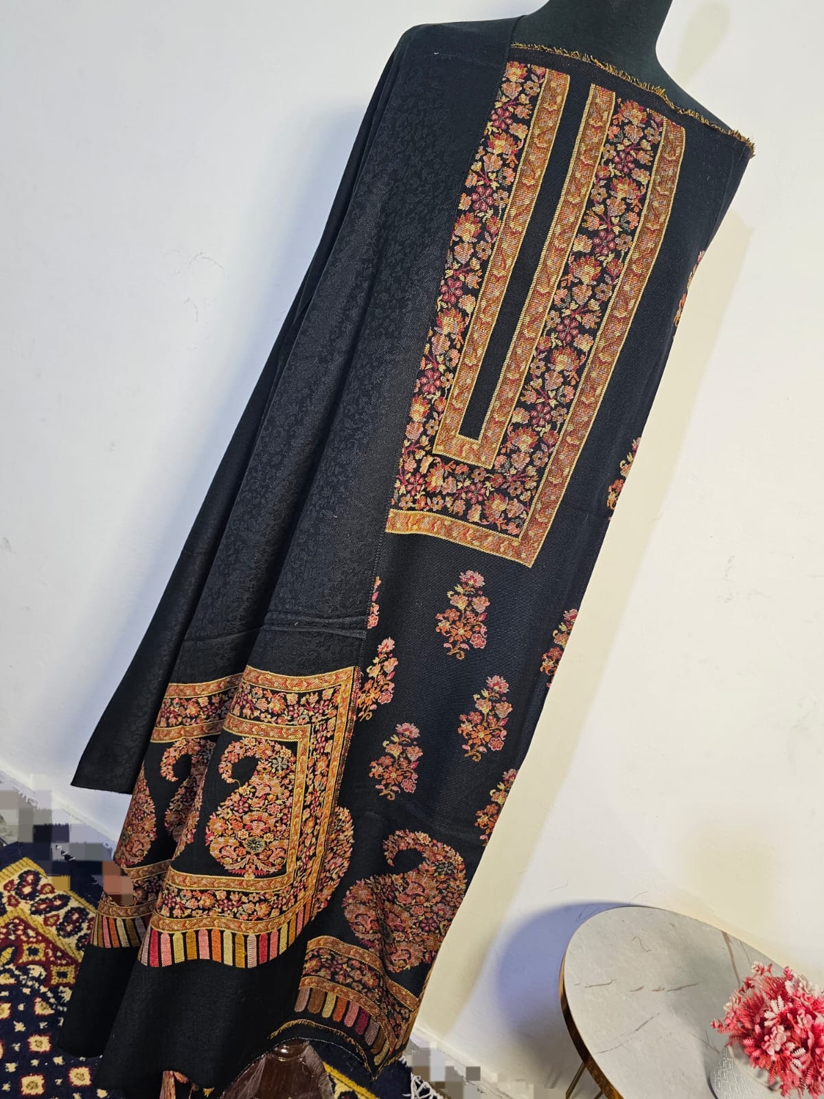 Kani Unstitched Pashmina 3pc Suit