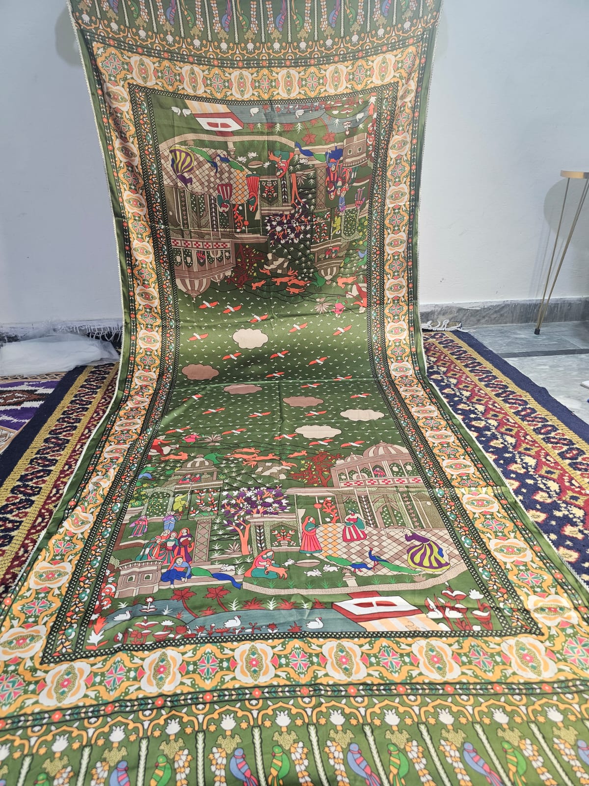 Shikargah and Darbari silk dubata