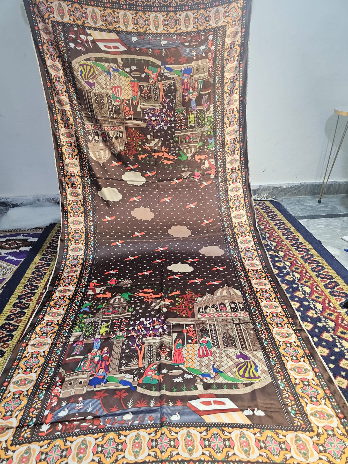 Shikargah and Darbari silk dubata