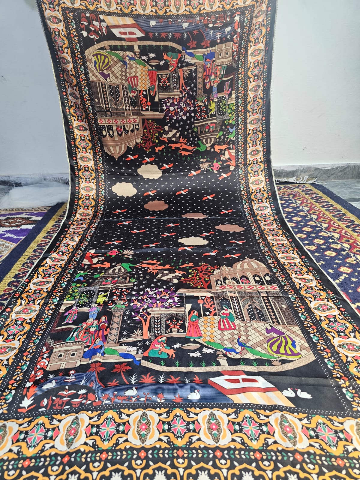 Shikargah and Darbari silk dubata