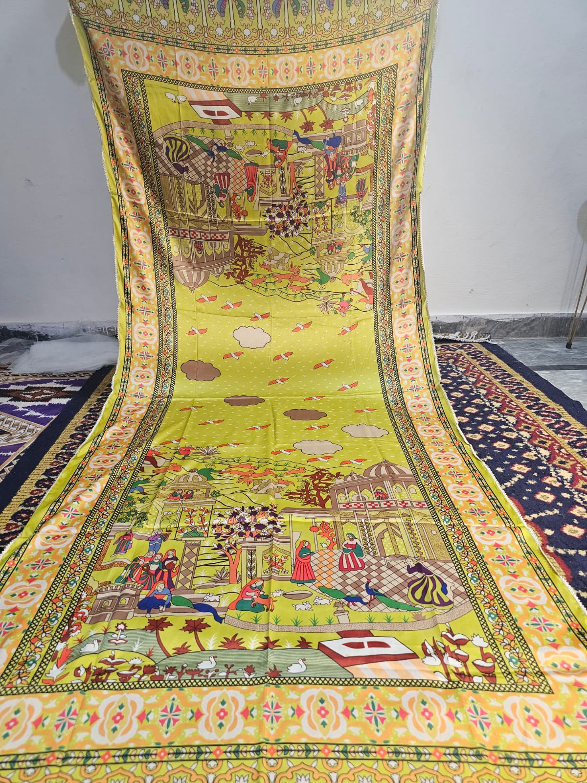 Shikargah and Darbari silk dubata