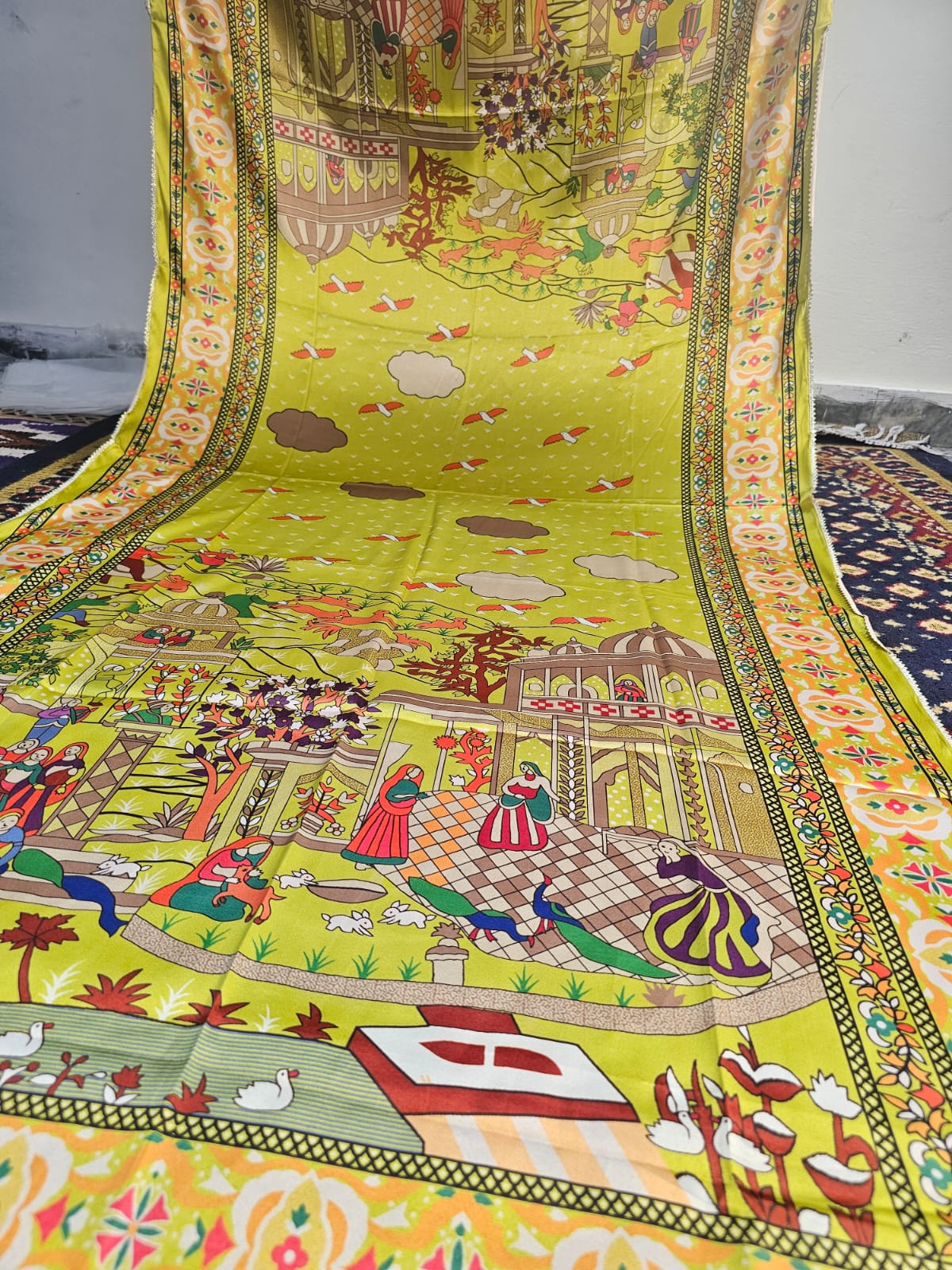 Shikargah and Darbari silk dubata