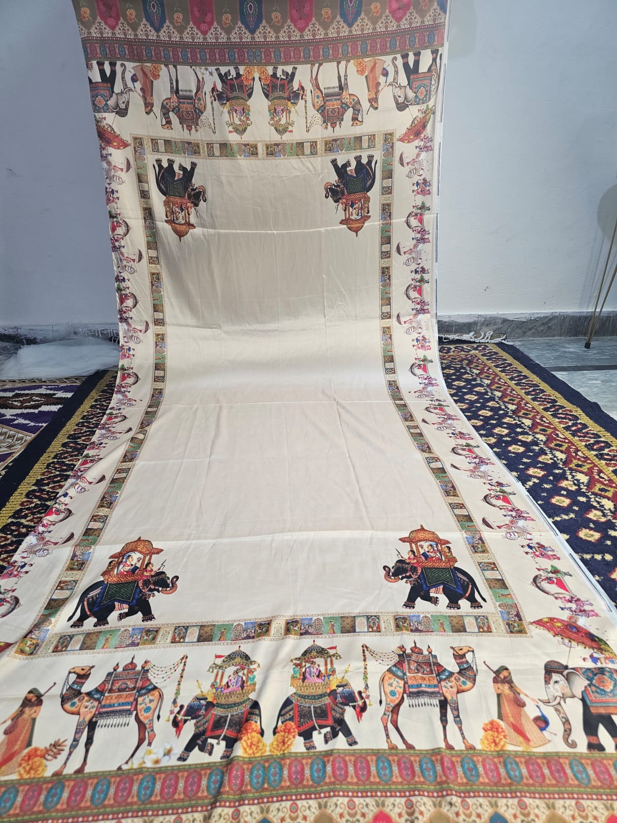 Shikargah and Darbari silk dubata
