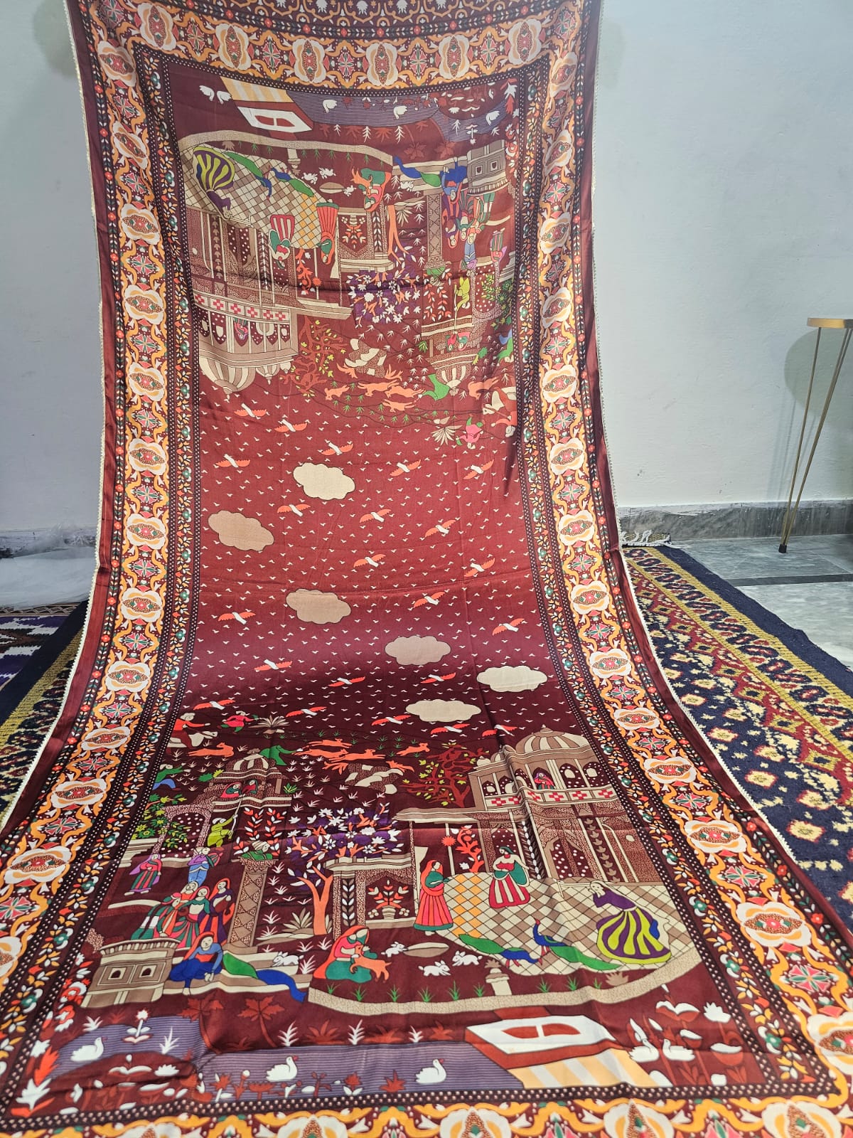 Shikargah and Darbari silk dubata