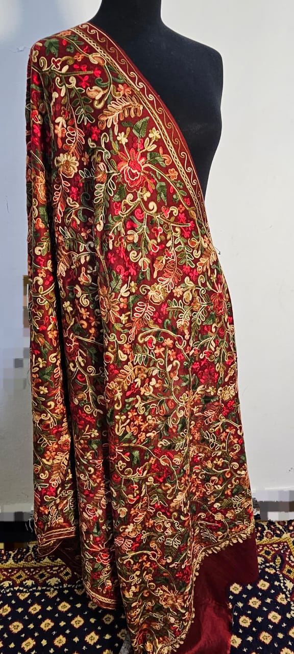 Gulabkar (Aari)Big Shawl