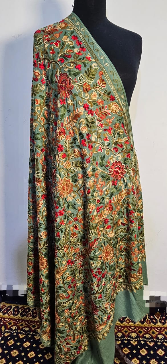 Gulabkar (Aari)Big Shawl
