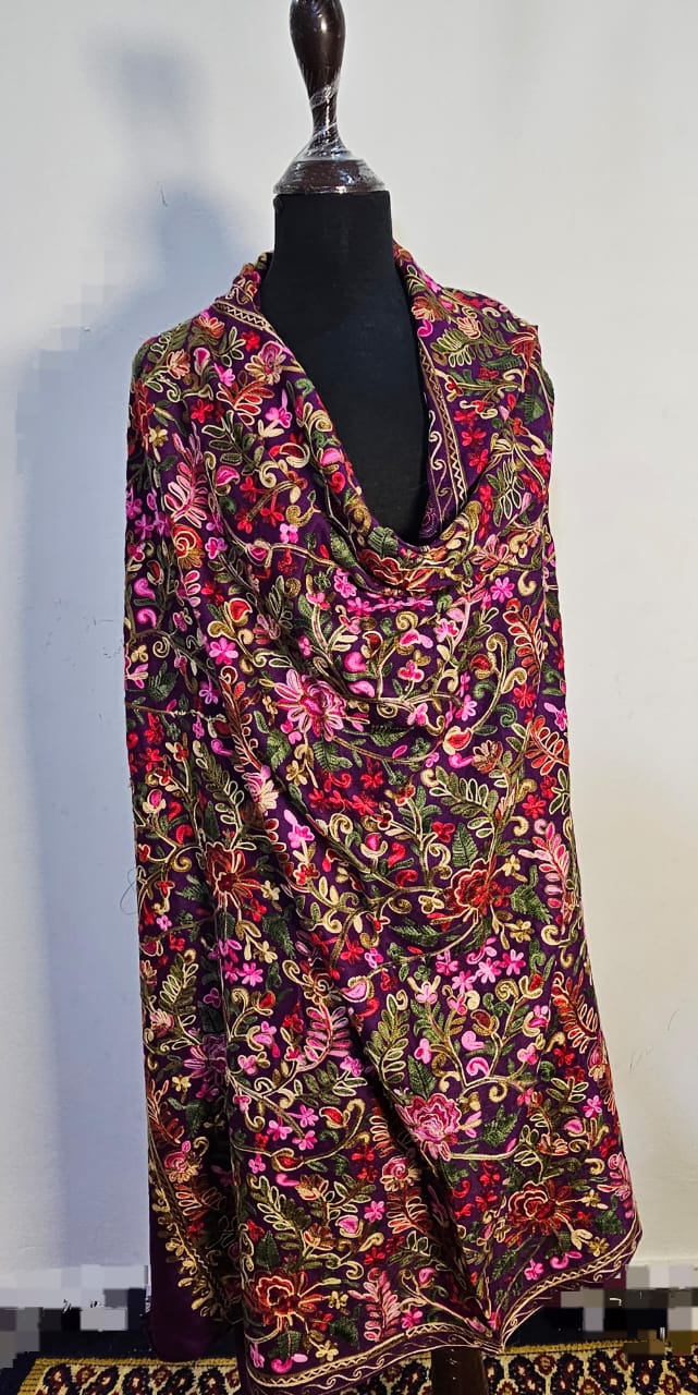 Gulabkar (Aari)Big Shawl