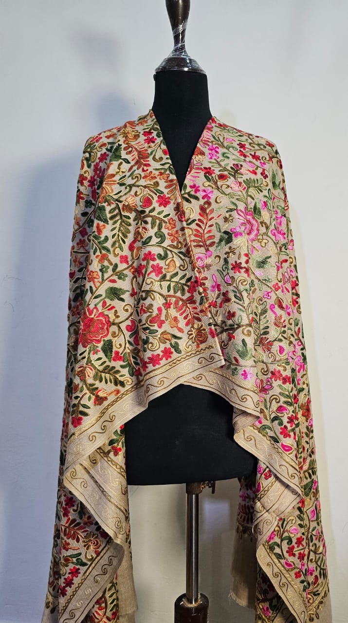 Gulabkar (Aari)Big Shawl