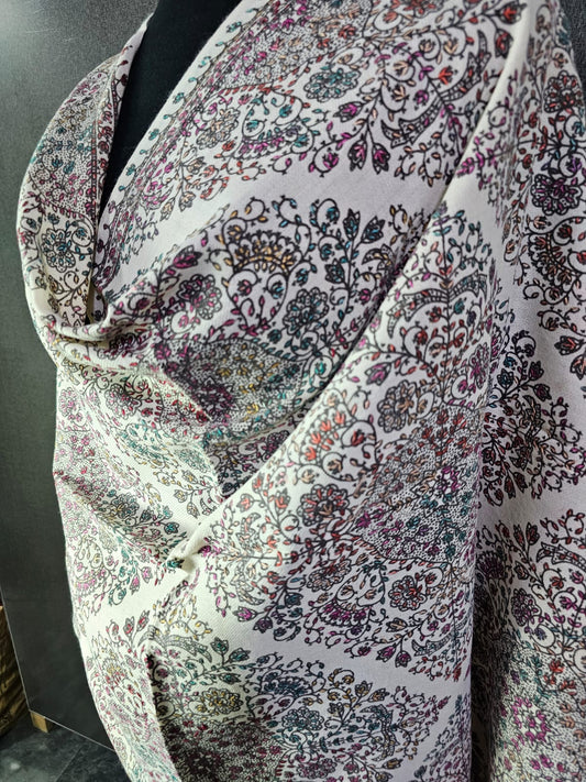 Kashmiri hand-made mini/half shawl