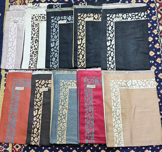 Reversible Wool Mini Shawl (Design # 2)