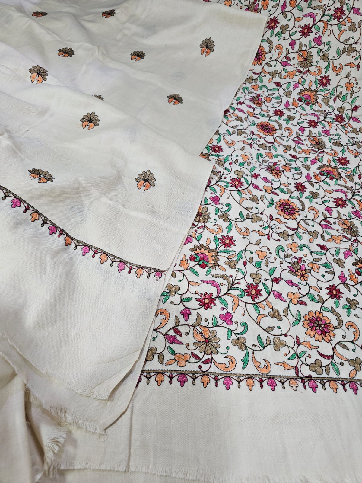 Paper Machi Unstitched 3pc Pashmina Suits