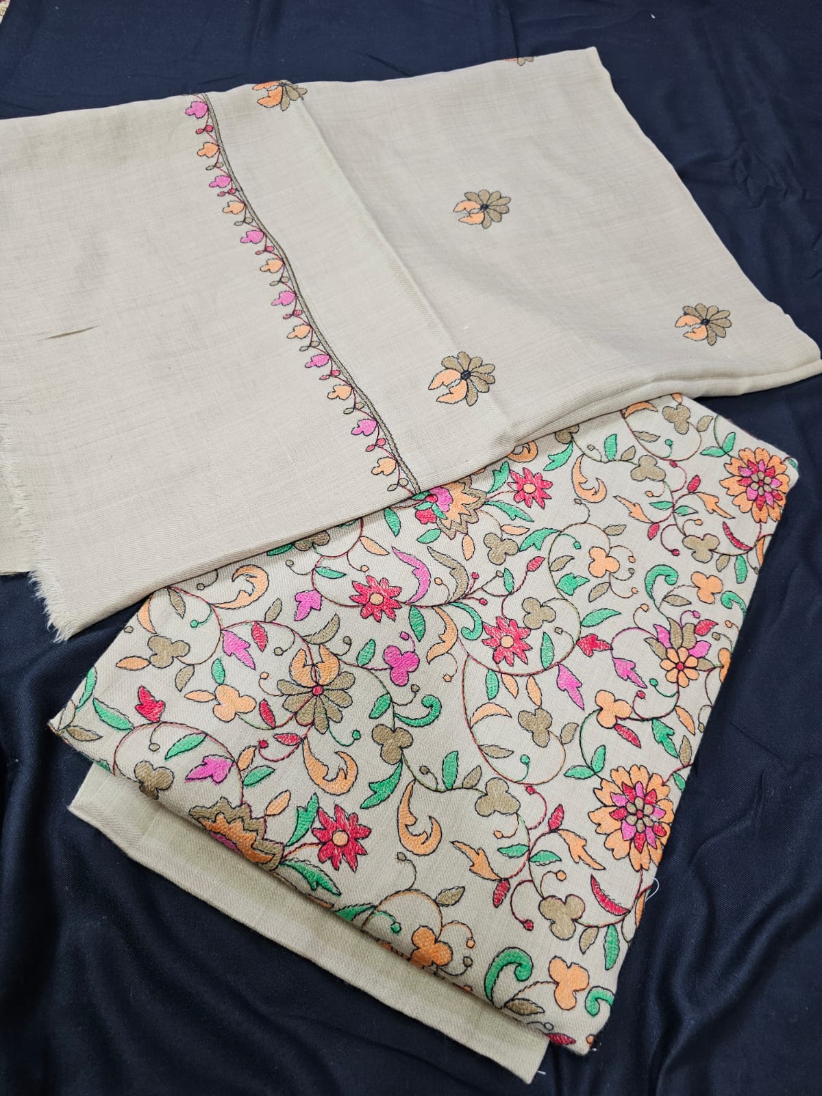 Paper Machi Unstitched 3pc Pashmina Suits