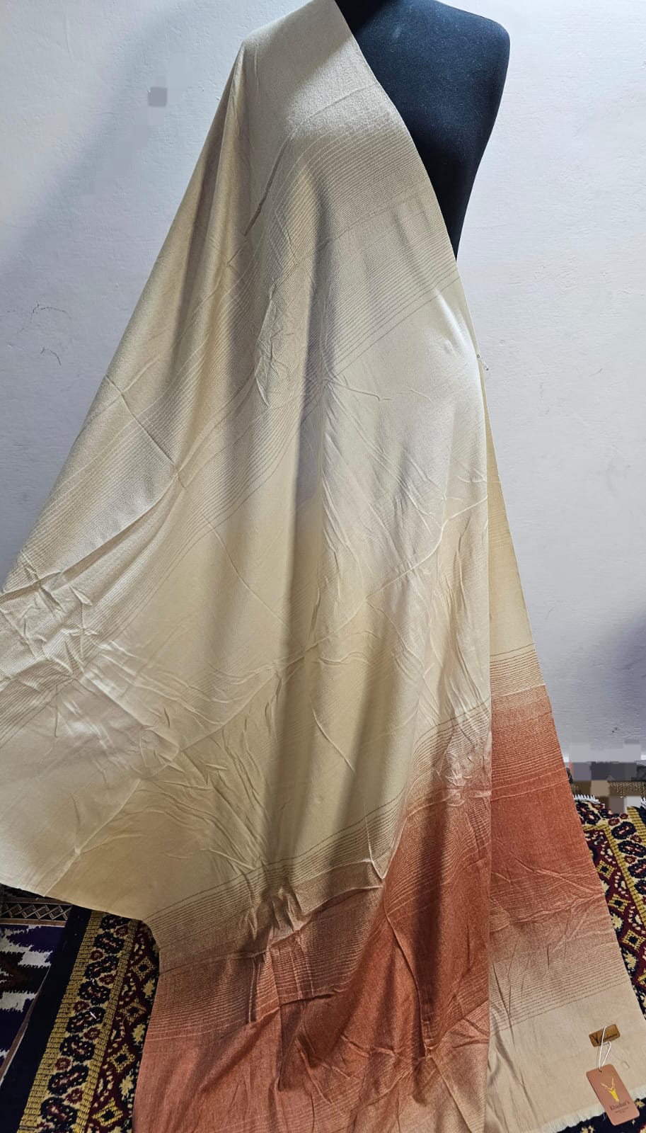 Multi Tone Wool Big Shawl