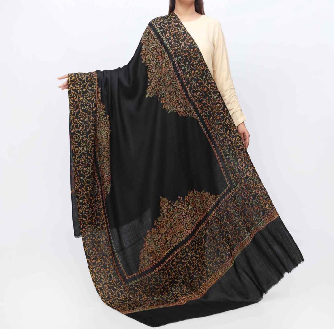 Kashmiri Hand-Made Shawl (Taj Design)