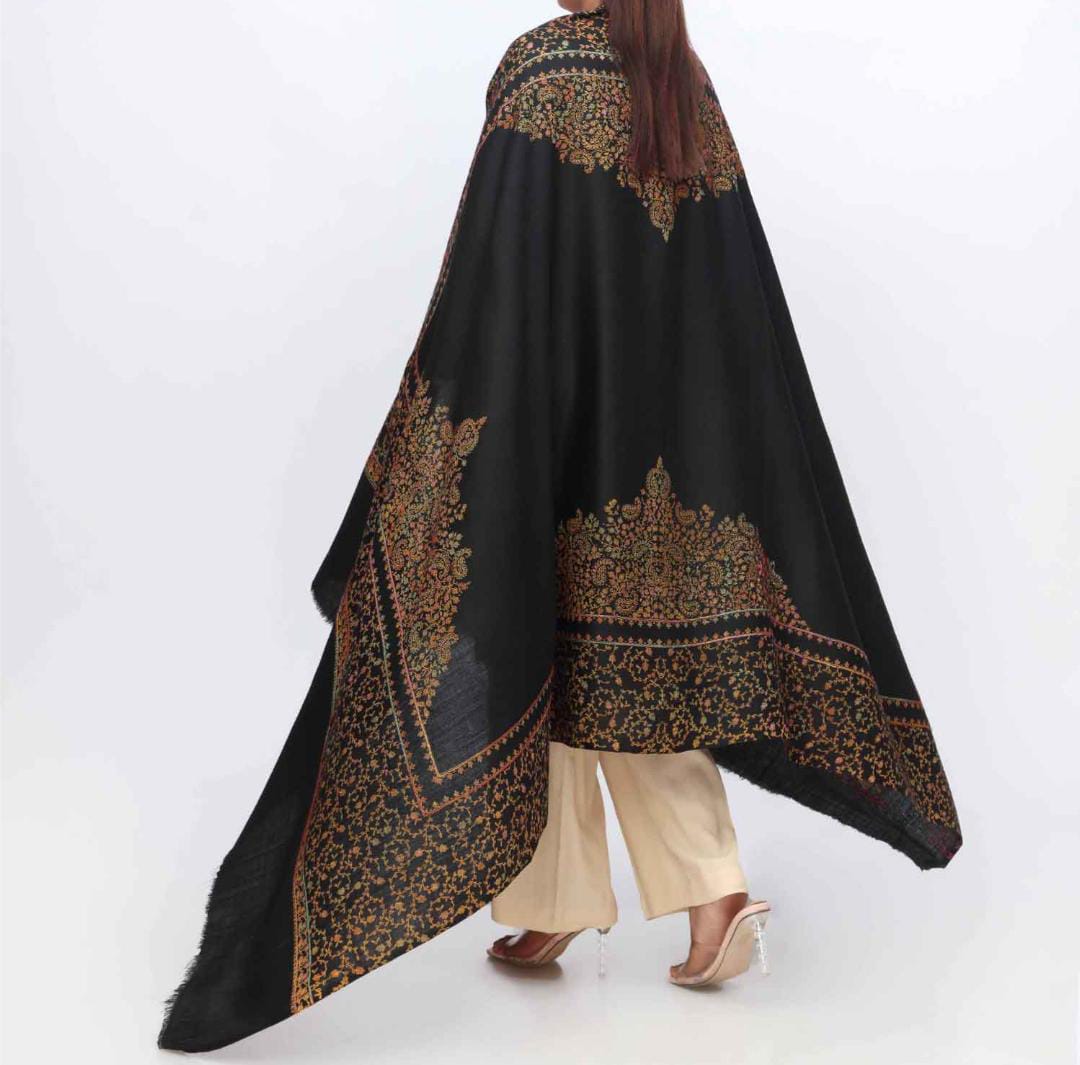 Kashmiri Hand-Made Shawl (Taj Design)
