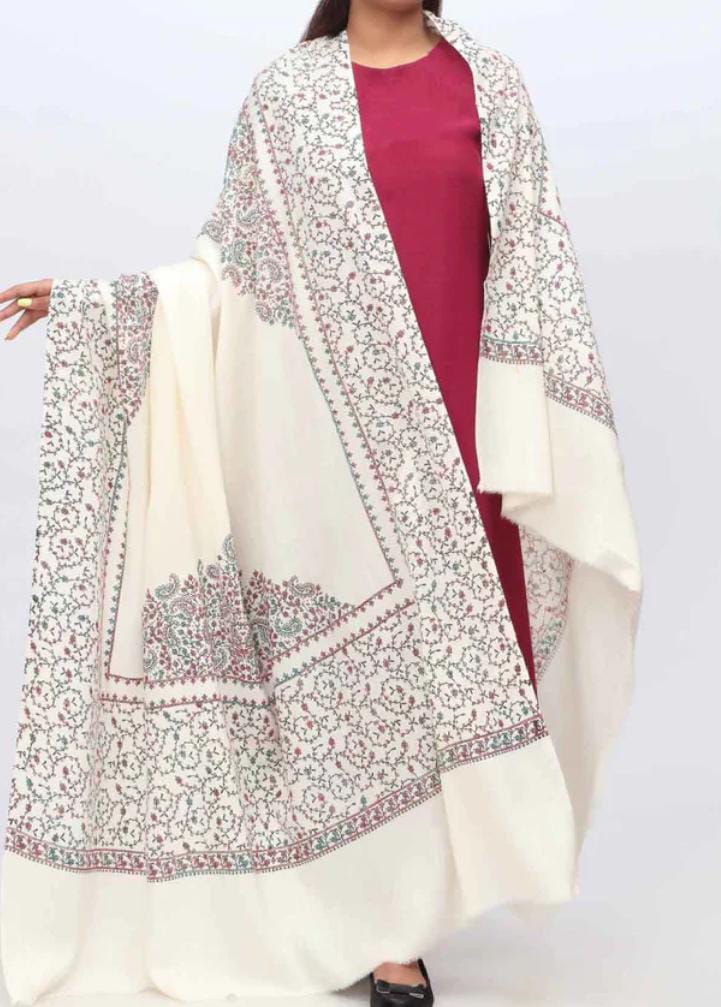 Kashmiri Hand-Made Shawl (Taj Design)