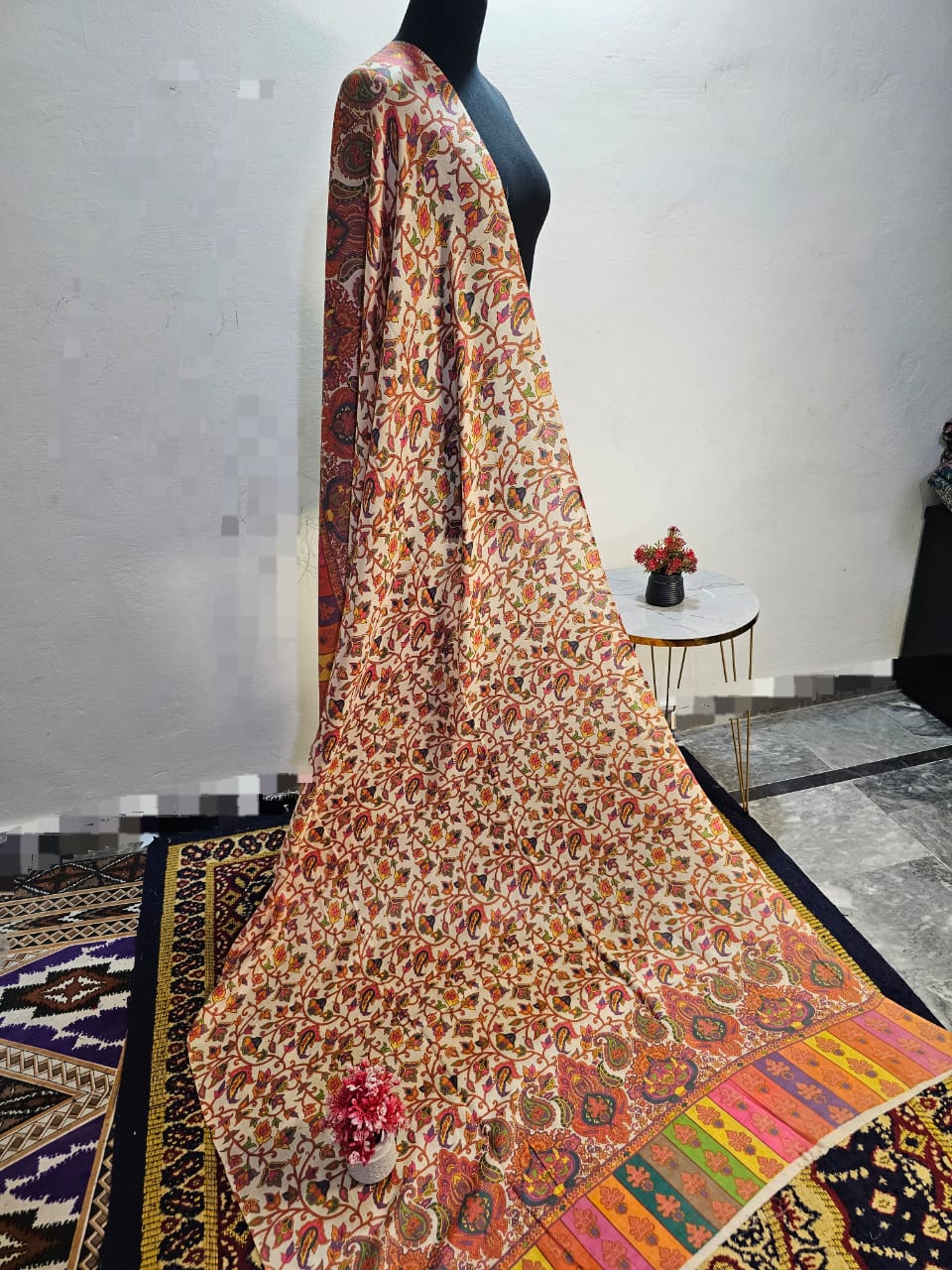 Printed kalamkar bigshawl