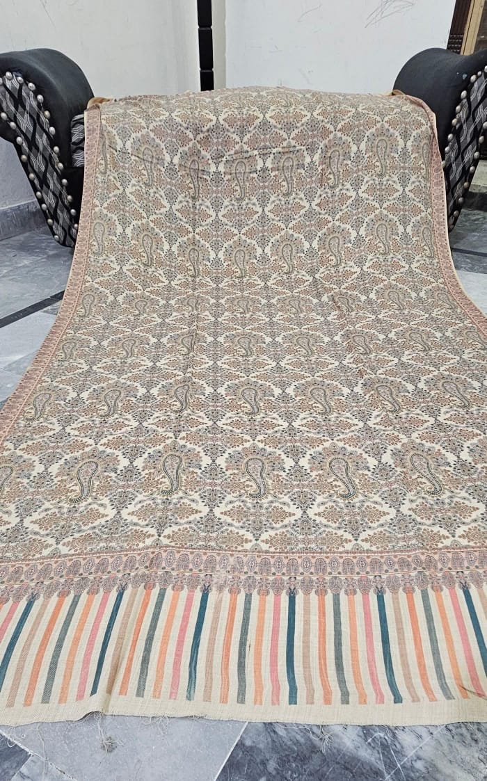 Printed kalamkar bigshawl