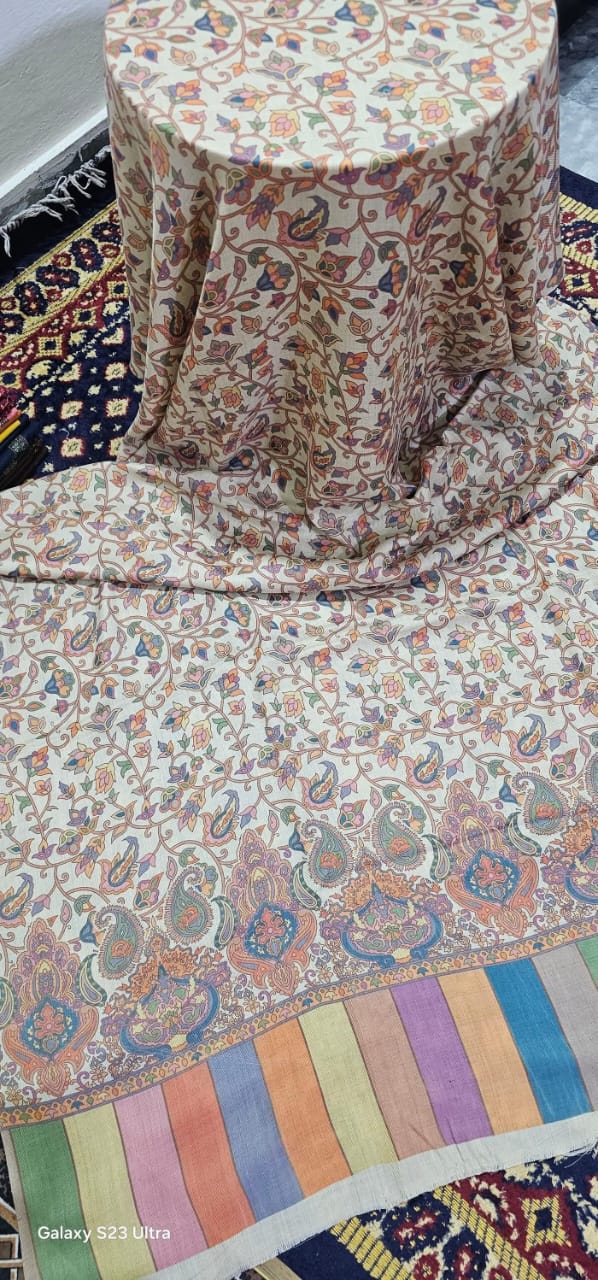 Printed kalamkar bigshawl