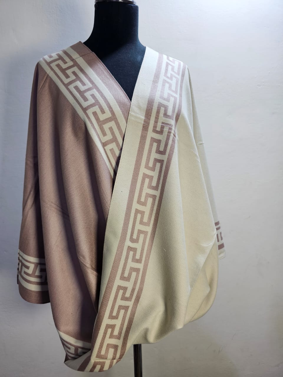 Reversible Wool Mini Shawl