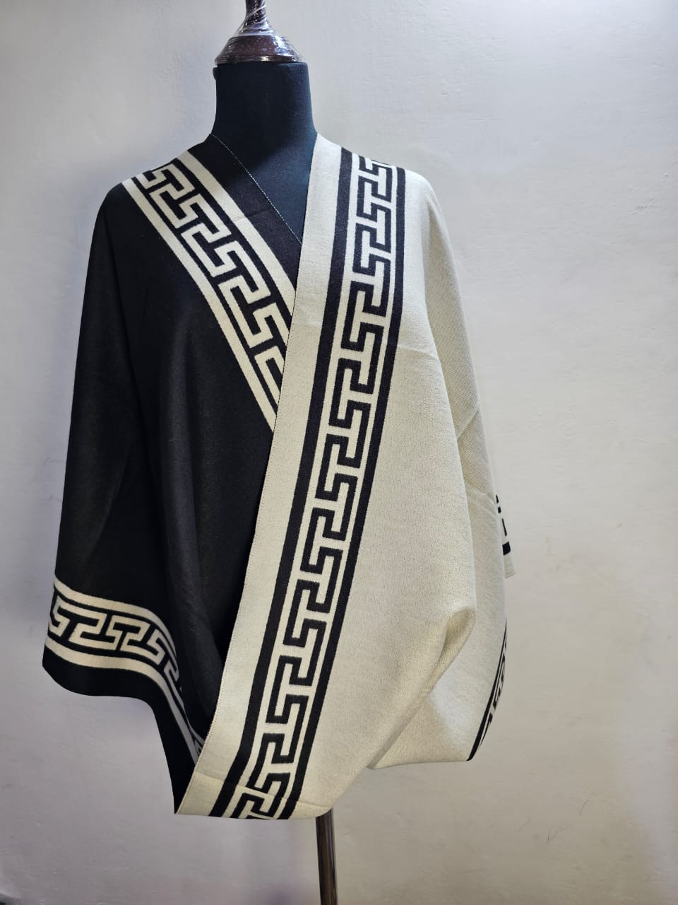 Reversible Wool Mini Shawl