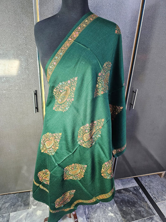 Kashmiri Hand-Made Mini/Half Shawl