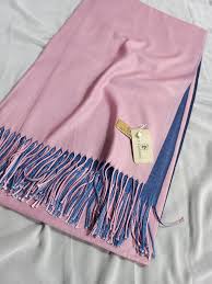 Double Tone Wool Big Shawl