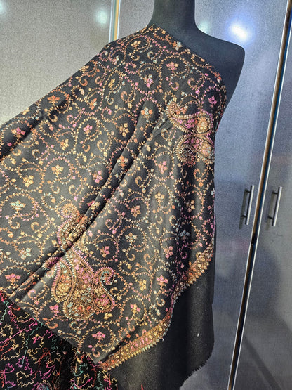 Kashmiri hand-made mini/half shawl