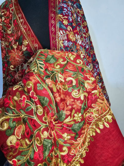 Gulabkar (Aari) Mini Shawl