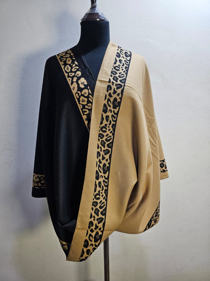 Reversible Wool Mini Shawl (Design # 2)