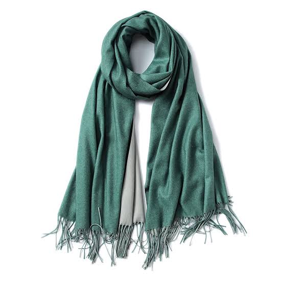 Double Tone Wool Big Shawl