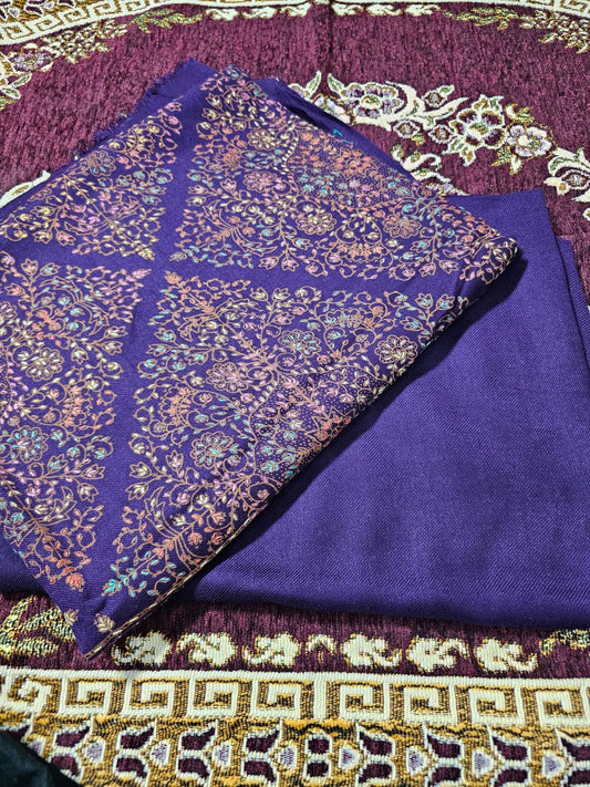 Pashmina 3pc Unstitched Kashmiri Suits