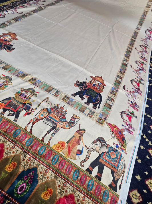 Shikargah and Darbari silk dubata