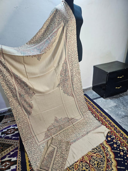 Kashmiri Hand-Made Shawl (Taj Design)