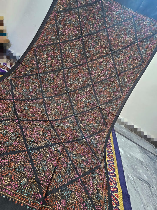 Kashmiri Hand-Made Shawl (Jaal Design)
