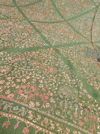 Kashmiri Hand-Made Shawl (Jaal Design)