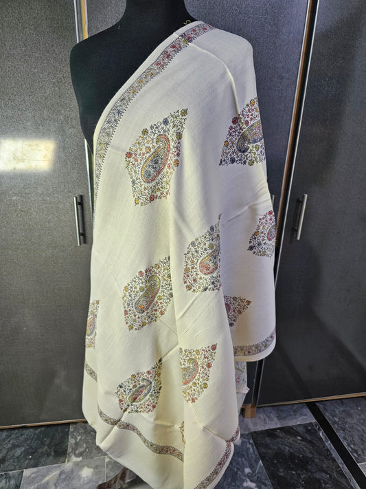 Kashmiri Hand-Made Mini/Half Shawl