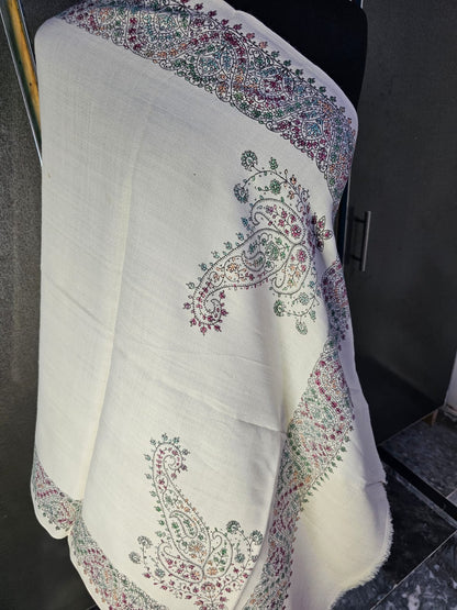Kashmiri Hand-Made Mini/Half Shawl